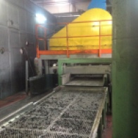 Tyre recycling plant